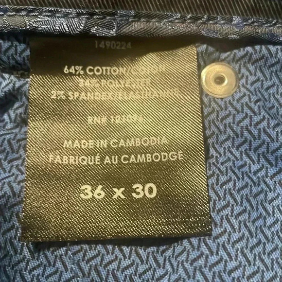 English laundry day 2 nite regular trendy fit midnight blue 5 pcket jean pant 36 - Picture 4 of 5